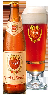 Hopf Spezial Weisse beer Label Full Size