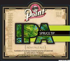 Stevens Point  Spruce Tip beer Label Full Size