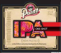 Stevens Point Point One Shot IPA beer Label Full Size