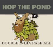 New Belgium Hop Kitchen #7: Hop The Pond beer Label Full Size