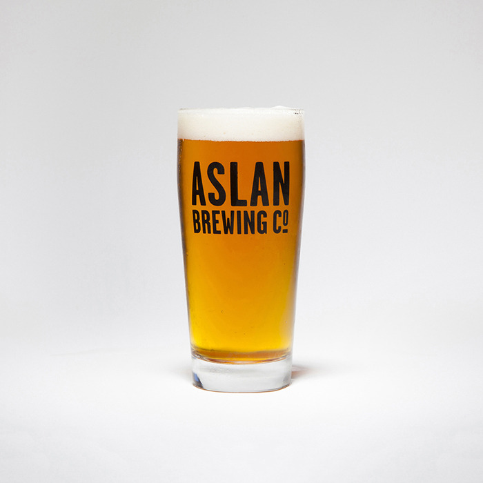 Aslan Organic Flagship IPA beer Label Full Size