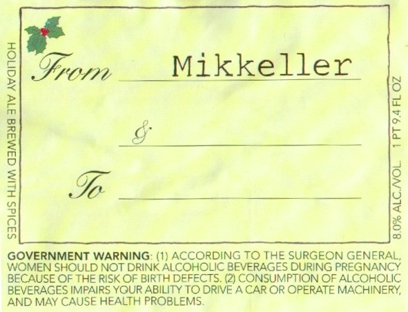 Mikkeller Fra Til beer Label Full Size