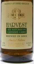 JW Lees Harvest Ale 2012 Calvados beer Label Full Size