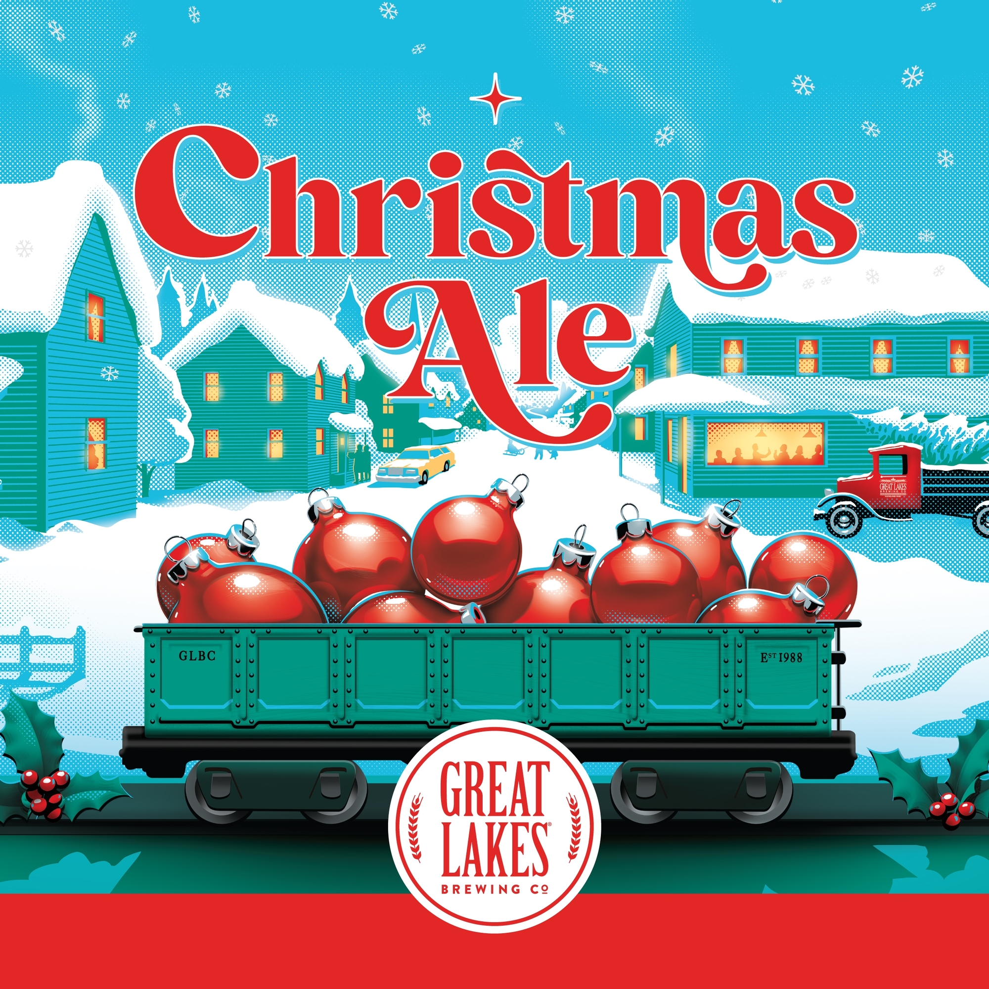 Great Lakes Christmas Ale beer Label Full Size