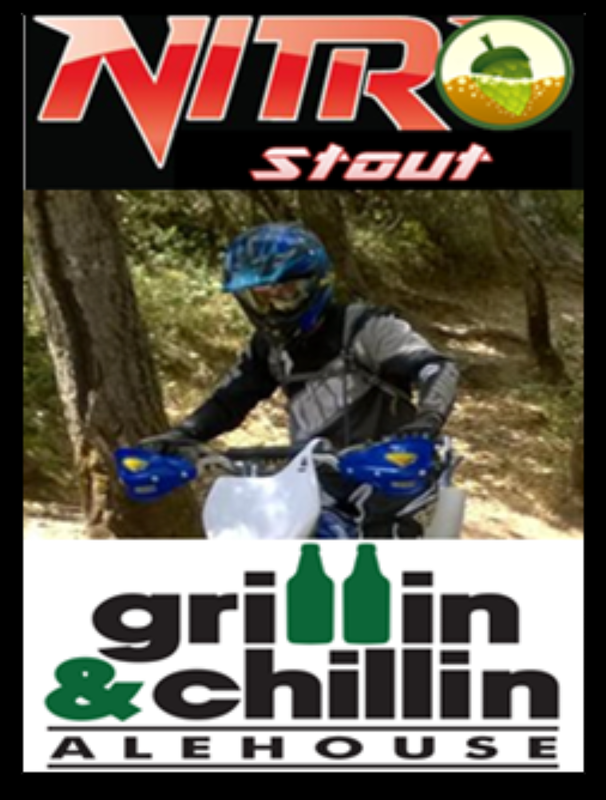 Grillin & Chillin Alehouse Stout Nitro beer Label Full Size