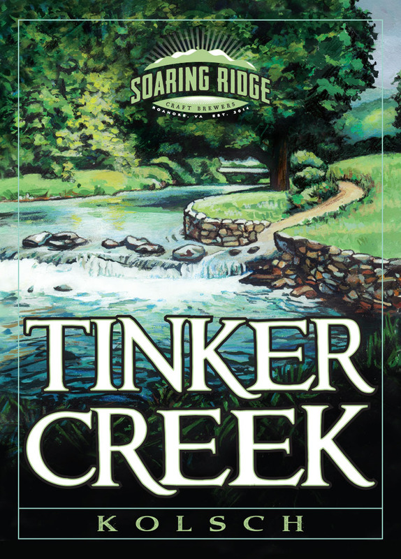 Soaring Ridge's Tinker Creek beer Label Full Size
