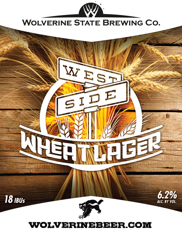 Wolverine State Westside Wheat beer Label Full Size