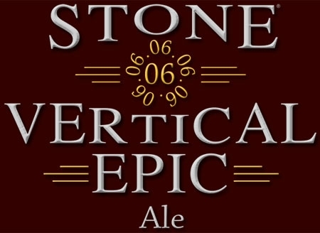 Stone Vertical Epic 06.06.06 beer Label Full Size