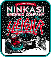 Ninkasi Sleigh'r Dark Double Alt 2013 beer Label Full Size