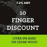 Siren + To Øl Ten Finger Discount beer Label Full Size