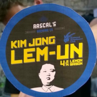 Rascals Kim Jong Lem-Un beer Label Full Size