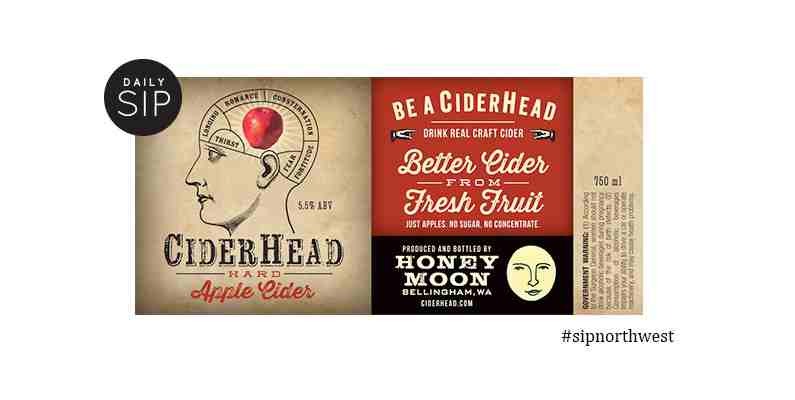 Ciderhead Rhubarb Cider beer Label Full Size