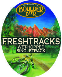 Boulder Fresh Track beer Label Full Size