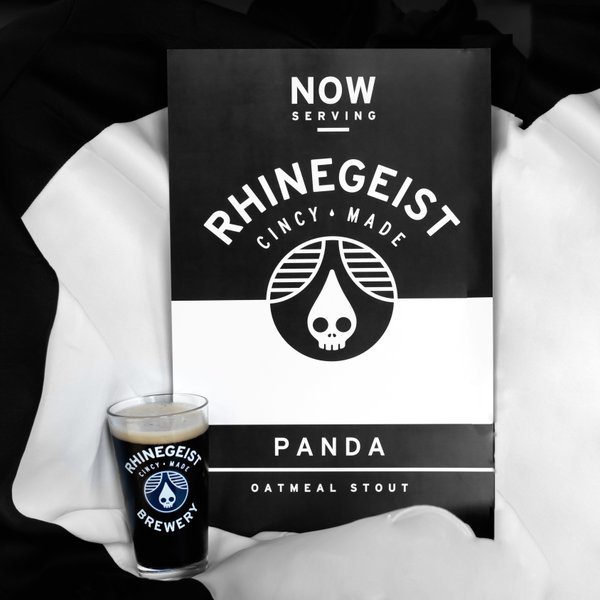 Rhinegeist Panda beer Label Full Size