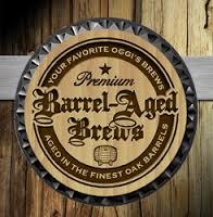 Oggi's Barrel Aged Stout beer Label Full Size