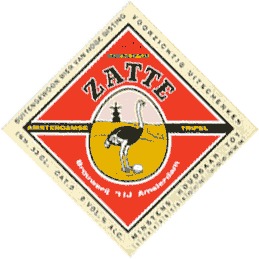 ’t IJ Zatte beer Label Full Size