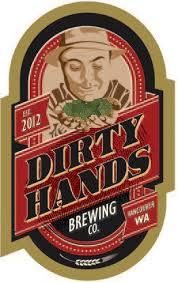Dirty Hands 320 Mule beer Label Full Size