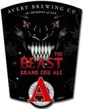 Avery The Beast Grand Cru 2014 beer Label Full Size