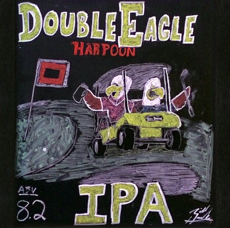 Harpoon Double Eagle IPA beer Label Full Size