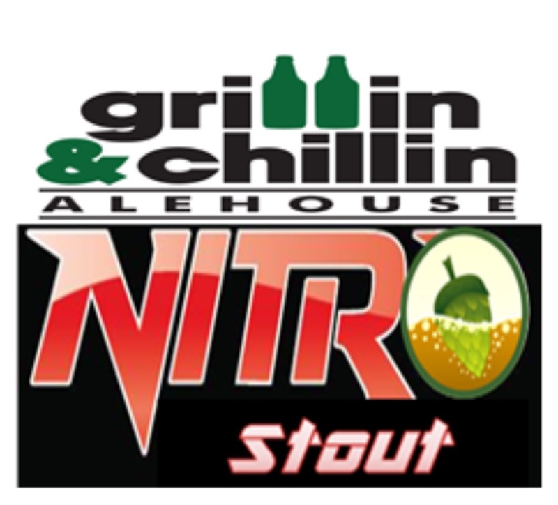 Grillin & Chillin Alehouse Stout Aged Nitro beer Label Full Size