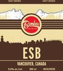 Bomber ESB beer Label Full Size