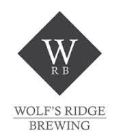 Wolf's Ridge Downtown Hoppy Brown beer Label Full Size