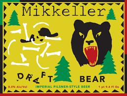 Mikkeller Draft Bear beer Label Full Size