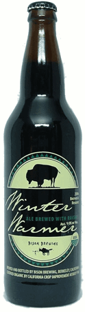 Bison Winter Warmer 2006 beer Label Full Size