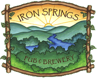 Iron Springs Shining Star beer Label Full Size