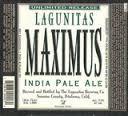 Lagunitas Maximus Cask with Mosaic beer Label Full Size
