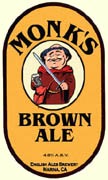 English Ales Monk's Brown Ale beer Label Full Size