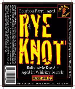 Figure Eight Rye Knot beer Label Full Size