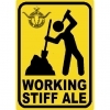 Texas Big Beer Working Stiff Ale beer Label Full Size