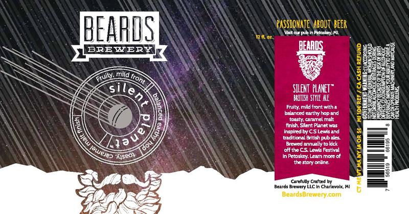 Beards Silent Planet beer Label Full Size