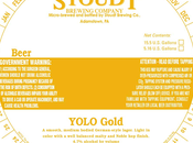 Stoudts YOLO beer Label Full Size