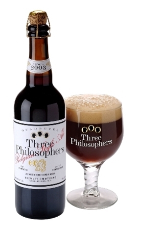 Ommegang Three Philosophers 2007 beer Label Full Size