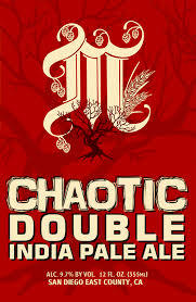 Twisted  Chaotic beer Label Full Size