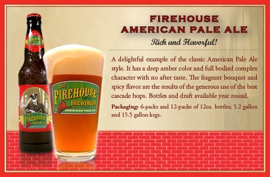 FireHouse Pale Ale beer Label Full Size