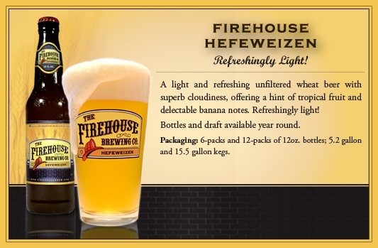FireHouse Hefeweizen beer Label Full Size
