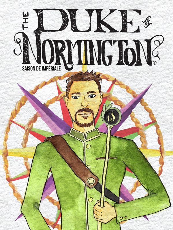 DESTIHL The Duke of Normington beer Label Full Size
