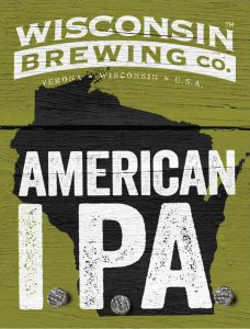 Wisconsin India Pale Ale beer Label Full Size