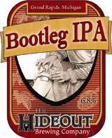 Hideout Bootleg IPA beer Label Full Size