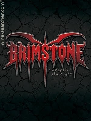 DuClaw Bourbon Barrel Brimstone beer Label Full Size
