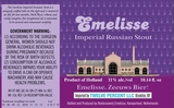 Emelisse Russian Imperial Stout beer