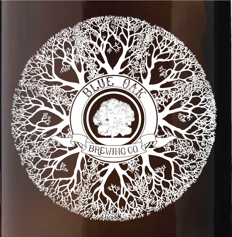 Blue Oak Tropic Thunder beer Label Full Size