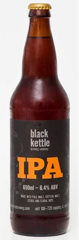 Black Kettle IPA beer Label Full Size