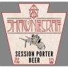 ShawneeCraft Shawnee Session Porter with Cinnamon and Nutmeg beer Label Full Size