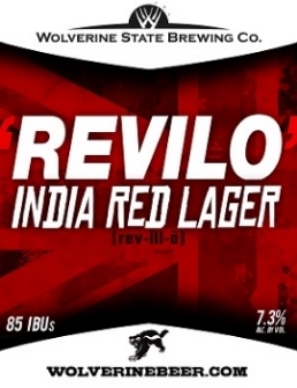 Wolverine State Revilo beer Label Full Size