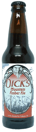 Dick's Mountain Amber Ale beer Label Full Size