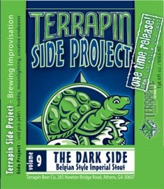 Terrapin The Dark Side beer Label Full Size